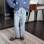 【80-130】パンツ 女の子 フリル ベルボトム レトロ - 画像 (4)