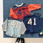 【80-130】長袖Tシャツ 女の子 配色切り替え トレンド - 画像 (6)