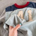【80-130】長袖Tシャツ 女の子 配色切り替え トレンド - 画像 (12)