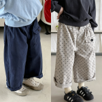 【80-130】パンツ 女の子 ウォッシュド 履きやすい - 画像 (2)