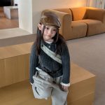 【80-130】セーター 女の子 ファスナー 折り襟 - 画像 (7)