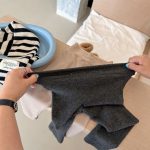 【80-130】レギンス 女の子 ハイウエスト ストレッチで快適 - 画像 (9)
