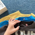 【80-130】長袖Tシャツ 女の子 英字 プリント シンプル - 画像 (16)