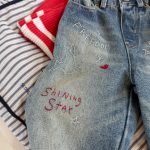 【80-130】パンツ 女の子 デニム ストリート風 - 画像 (12)