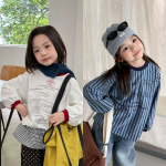 【80-130】トレーナー 女の子 ストリート風 シンプル