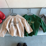 【80-130】長袖Tシャツ 女の子 英字 シンプル - 画像 (6)