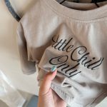 【80-130】長袖Tシャツ 女の子 英字 シンプル - 画像 (11)