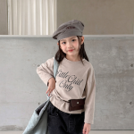 【80-130】長袖Tシャツ 女の子 英字 シンプル - 画像 (3)