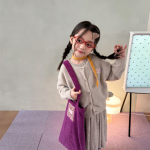 【80-130】セーター 女の子 カーディガン シンプル - 画像 (3)