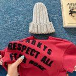 【80-130】長袖Tシャツ 女の子 レイヤード 英字 - 画像 (10)