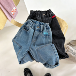 【80-130】パンツ 女の子 デニム トレンド - 画像 (6)