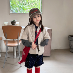 【80-130】トップス 女の子 レイヤード 折り襟 - 画像 (2)