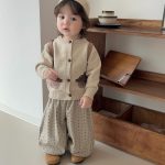【73-120】カーディガンorパンツ 男の子 ジャカード かわいい - 画像 (5)