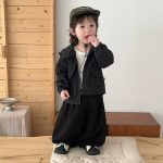 【73-120】トップスorパンツ 男の子 防風 フード付き カジュアル - 画像 (3)