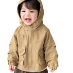 【73-120】トップスorパンツ 男の子 防風 フード付き カジュアル - 画像 (6)