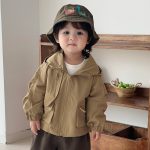 【73-120】トップスorパンツ 男の子 防風 フード付き カジュアル - 画像 (7)
