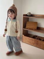 【73-120】セーターorパンツ 男の子 透かし 折り襟 ジャカード - 画像 (5)