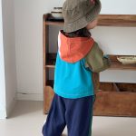 【73-120】アウターorパンツ 男の子 切り替え フード付き おしゃれ - 画像 (5)
