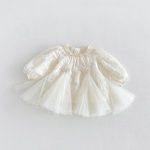 【73-120】ワンピース ベビー レース チュール - 画像 (3)