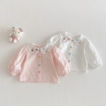 【73-120】シャツ ベビー 刺繍 かわいい