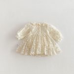 【66-90】ロンパース ベビー フラワー 刺繍 レース - 画像 (8)