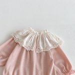 【66-100】ロンパース ベビー フリル襟 お出かけに - 画像 (10)