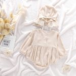 【66-90】ロンパース ベビー レース縁 かわいい - 画像 (8)