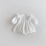 【66-90】ロンパースワンピ ベビー プリンセス フリル - 画像 (9)