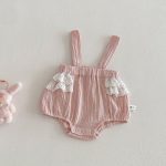 【66-90】スサロペット&シャツ ベビー ダブルガーゼ スウィート - 画像 (5)