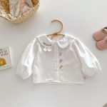 【73-120】ブラウス ベビー 可愛い 刺繍 - 画像 (9)