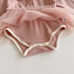 【66-90】ロンパースorカバーオール ベビー 前ボタン チュール - 画像 (16)