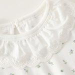 【66-90】ロンパース ベビー 小花柄 フリル襟 - 画像 (12)