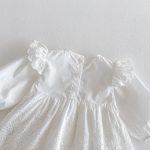 【66-90】ロンパースワンピ ベビー プリンセス フリル - 画像 (10)