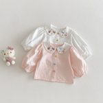 【73-120】シャツ ベビー 刺繍 かわいい - 画像 (5)