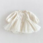【73-120】ワンピース ベビー レース チュール - 画像 (5)