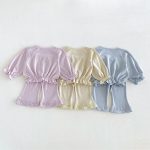 【80-130】セットアップ 女の子 ニット フリル スウィート - 画像 (9)