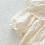 【66-100】ロンパース ベビー レース 刺繡 - 画像 (11)