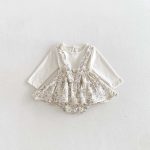 【66-90】サロペット&シャツ ベビー フラワー - 画像 (5)