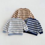 【80-130】長袖Tシャツ 男の子 ボーダー ワッペン - 画像 (11)