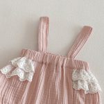 【66-90】スサロペット&シャツ ベビー ダブルガーゼ スウィート - 画像 (8)