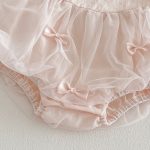 【66-90】ロンパース&ドットロン ベビー 蝶結び チュール - 画像 (10)