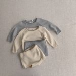 【66-90】セットアップ ベビー 韓国風 ニット - 画像 (7)