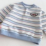 【80-130】長袖Tシャツ 男の子 ボーダー ワッペン - 画像 (14)