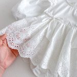【66-90】ロンパースワンピ ベビー プリンセス フリル - 画像 (14)