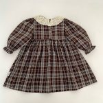 【66-130】ロンパースorワンピース ベビー レトロ チェック - 画像 (14)
