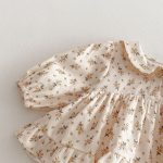 【66-90】ロンパース ベビー 小花柄 シンプル - 画像 (11)