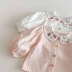 【73-120】シャツ ベビー 刺繍 かわいい - 画像 (9)