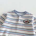 【80-130】長袖Tシャツ 男の子 ボーダー ワッペン - 画像 (15)