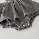 【66-90】セットアップ ベビー 大きな丸襟 レトロ - 画像 (14)