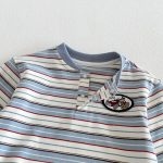 【80-130】長袖Tシャツ 男の子 ボーダー ワッペン - 画像 (16)